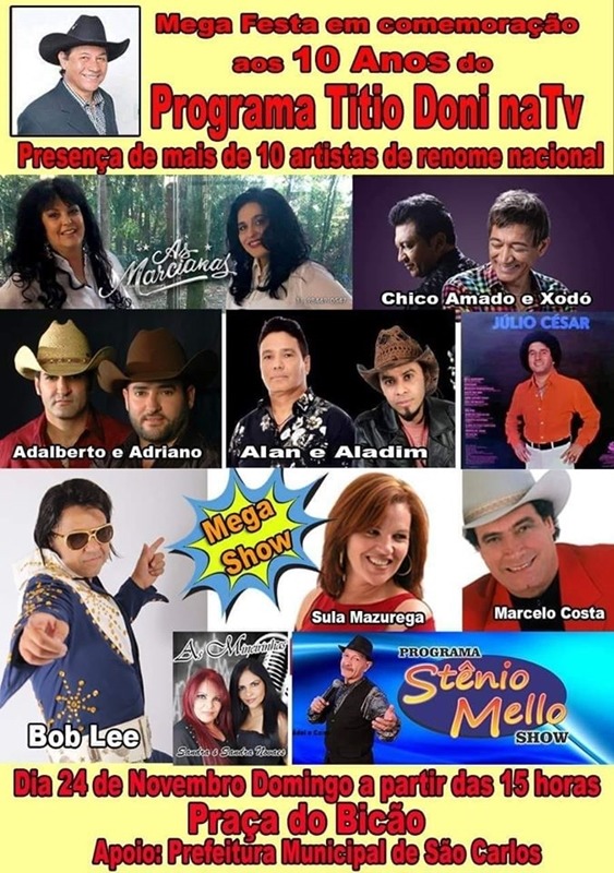 10 Anos Titio Doni na TV