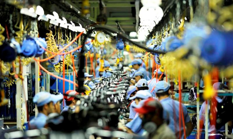 Confiança da indústria atinge maior valor em dez anos