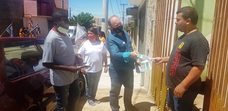 Campanha de Deonir cresce nas ruas de São Carlos