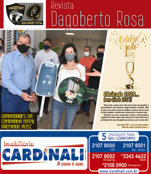 Coluna Dagoberto Rosa – 01/01/2021