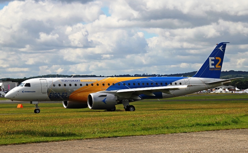 Suiça Helvetic Airways recebe primeira aeronave Embraer E195-E2