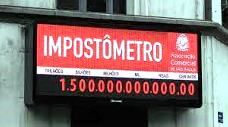 Impostômetro atinge a marca de R$ 1,5 trilhão