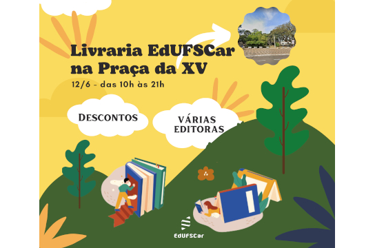 Livraria da EdUFSCar faz promoção de livros neste domingo