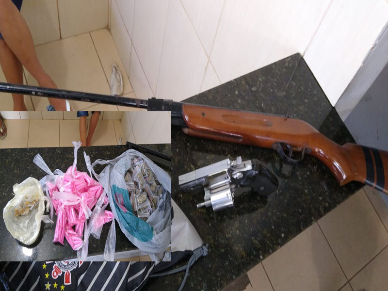 Menor ostenta arma em mídia social e acaba detido