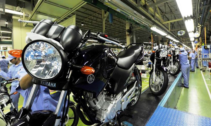 Produção de motocicletas passa de 139 mil