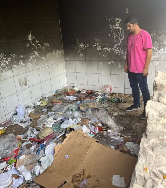 Bruno Zancheta denuncia prédio público abandonado