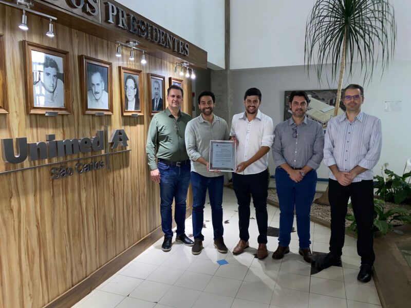 Bruno Zancheta congratula UNIMED São Carlos pelo trabalho realizado