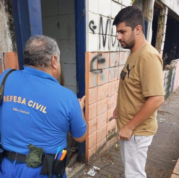 Defesa Civil atende Bruno Zancheta,  elabora laudo e propõe demolição imediata