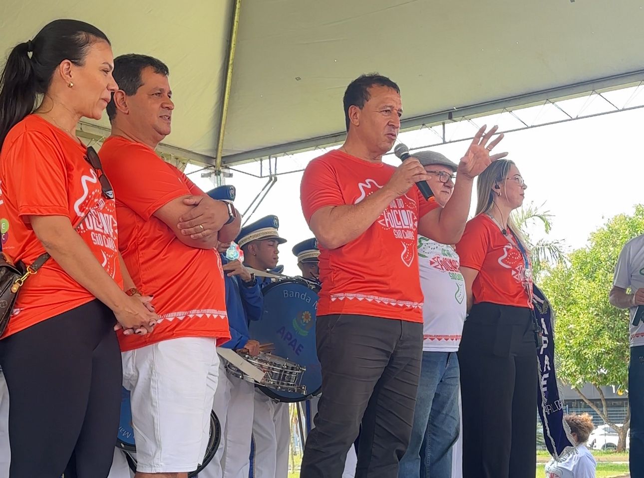Vice-prefeito Edson Ferraz, participa da segunda edição do Dia do Folclore