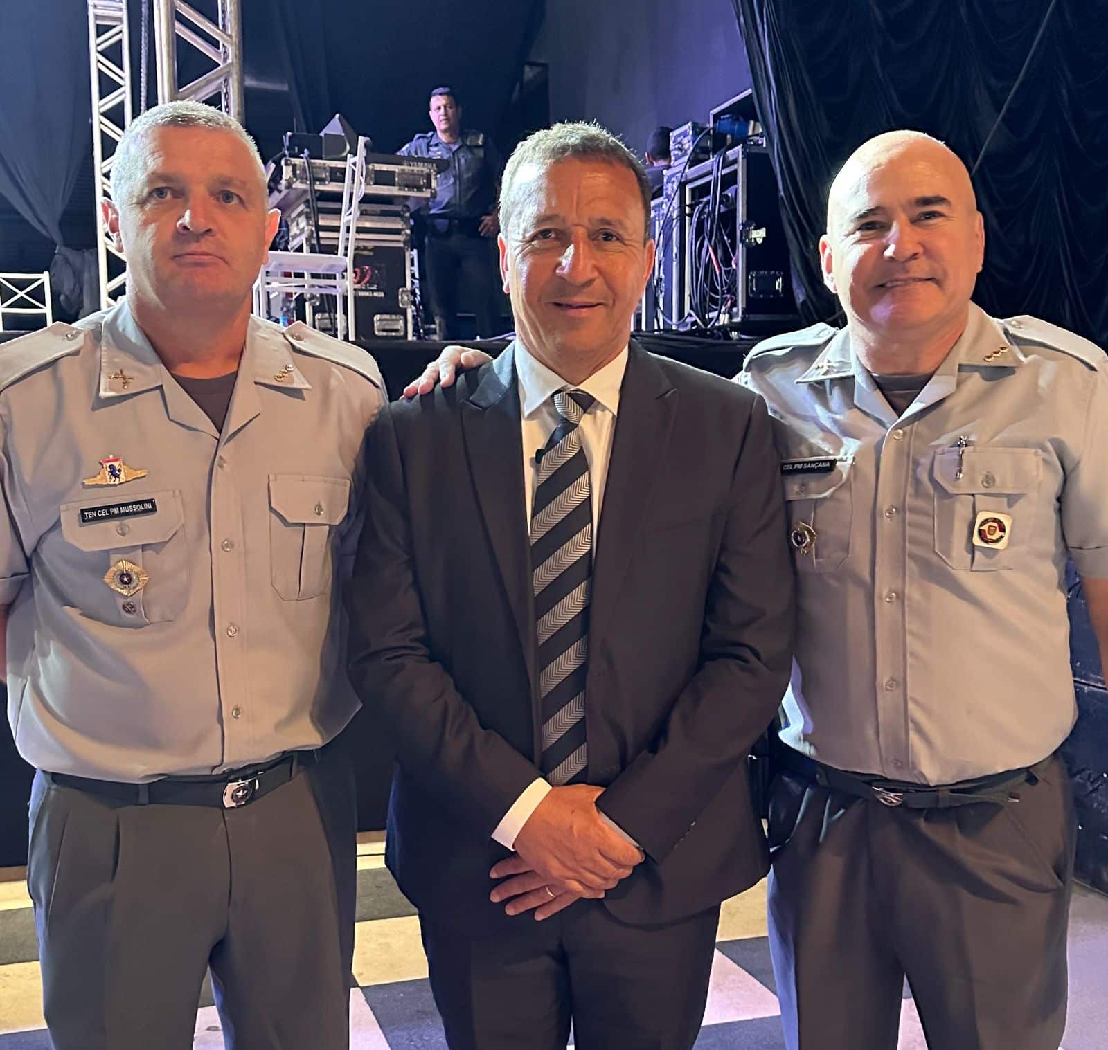 Edson Ferraz participou da cerimônia em comemoração ao aniversário do 38º Batalhão de Polícia Militar do Interior