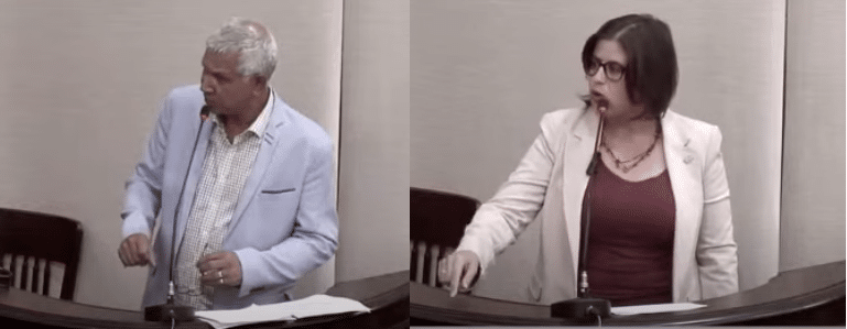 Lucão e Raquel batem boca durante sessão da Câmara