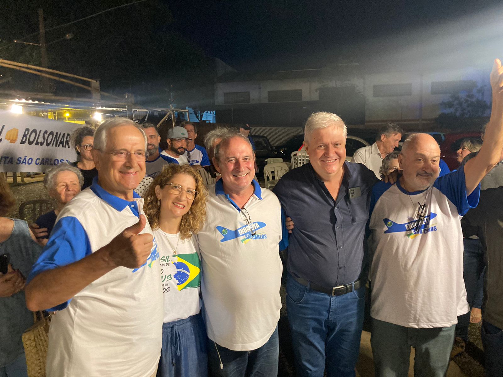 Endireita São Carlos recebe visita de parentes de Bolsonaro