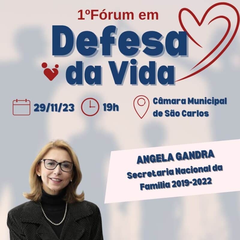 1ºFórum em Defesa da Vida será realizado nesta quarta-feira