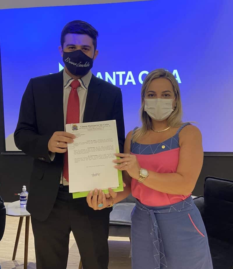 Bruno Zancheta celebra conquista de R$ 100 mil destinados pela deputada Katia Sastre