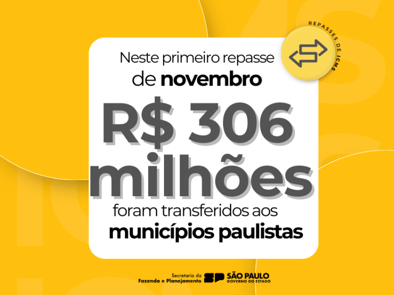 Sefaz SP repassa R$ 1,5 milhão para São Carlos