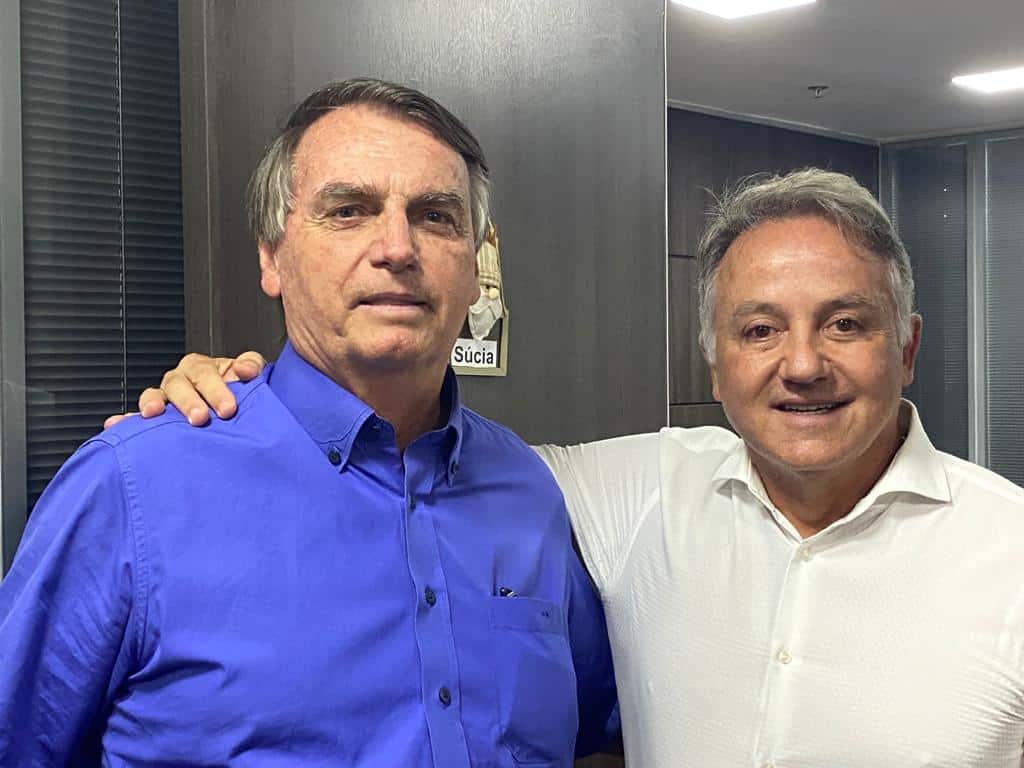 Italinho Cardinali se reúne com Bolsonaro em Brasília