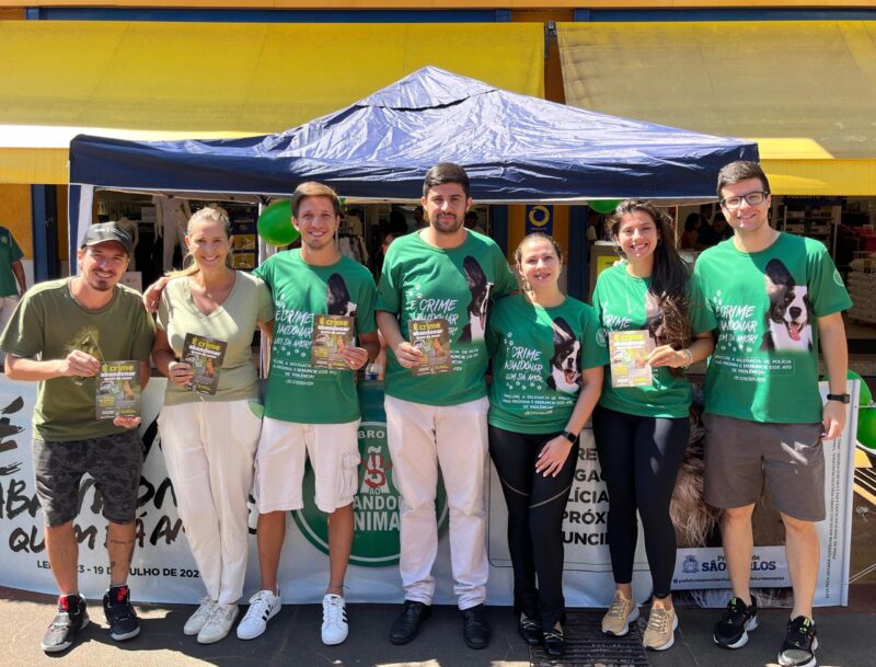 Campanha conscientiza população contra abandono e maus tratos de animais
