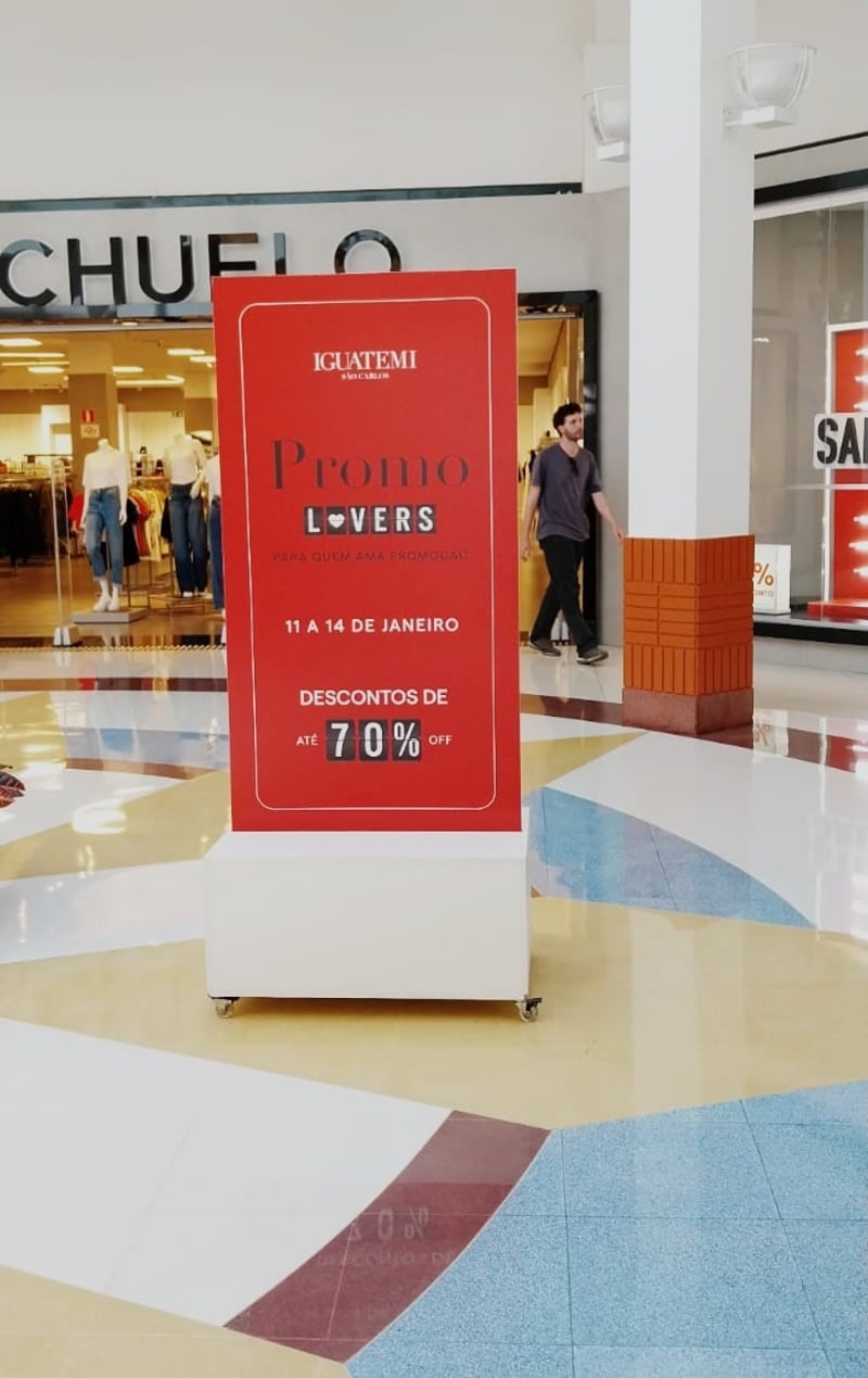 PromoLovers chega ao Iguatemi São Carlos com descontos de até 70%