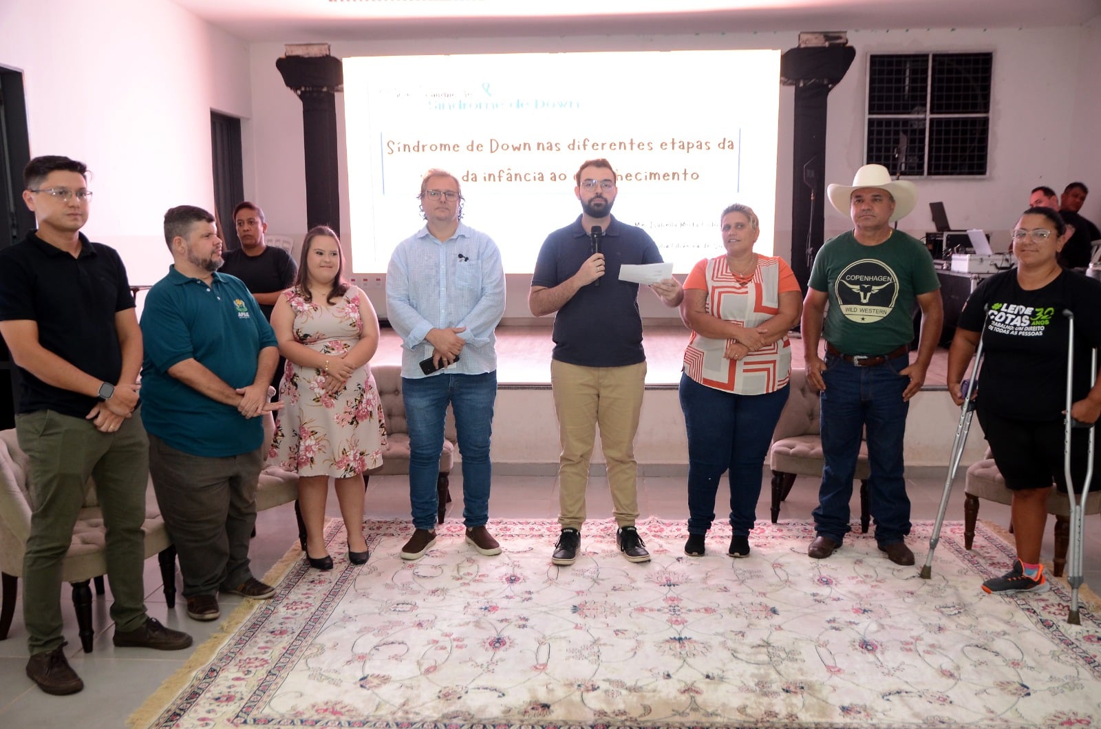 Vereador Bira participa da abertura da IV Semana da Síndrome de Down na APAE Porto Ferreira