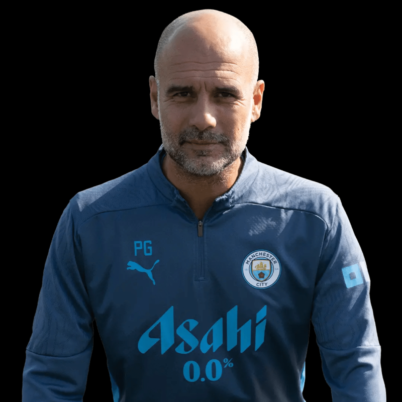 Guardiola vibra com goleada