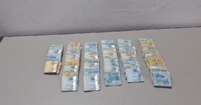 Suspeito de integrar facção criminosa é preso com mais de R$ 100 mil