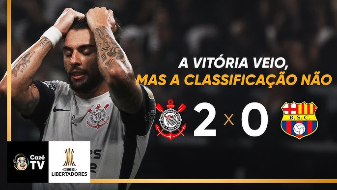 Corinthians vence Barcelona, mas não garante vaga