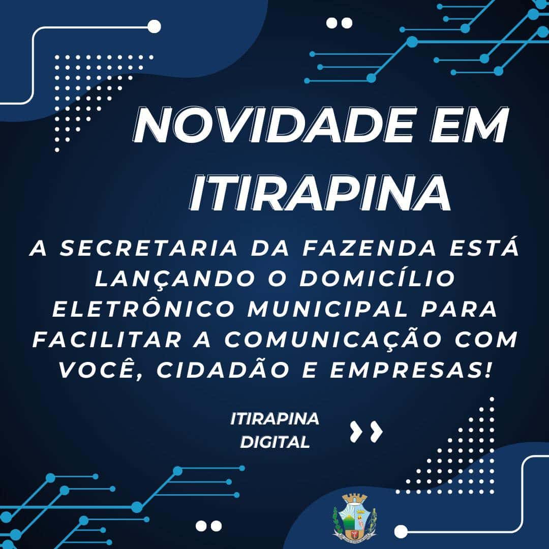 Prefeitura lança Domicílio Eletrônico Municipal