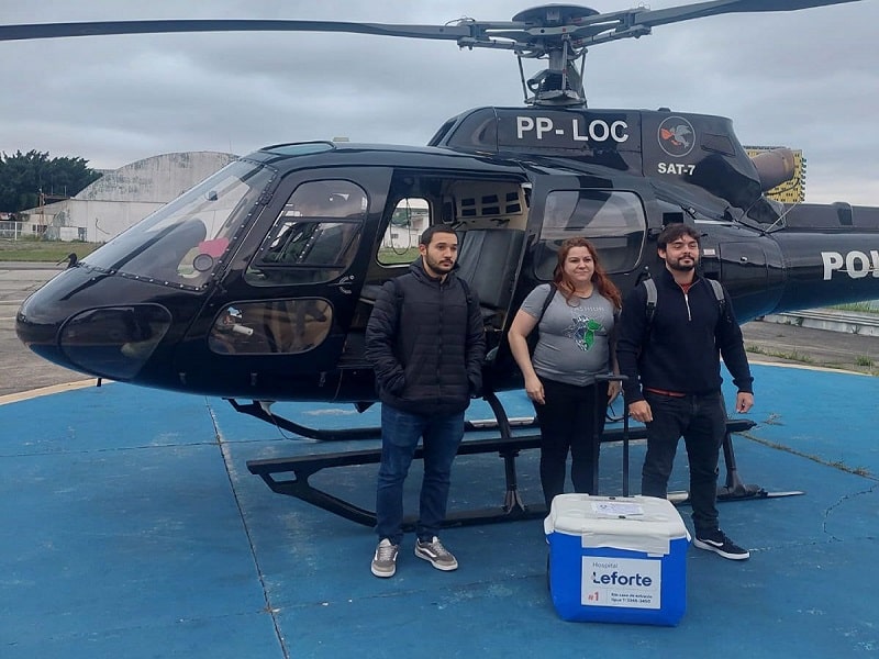 Serviço Aerotático aciona aeronaves para transporte de órgãos