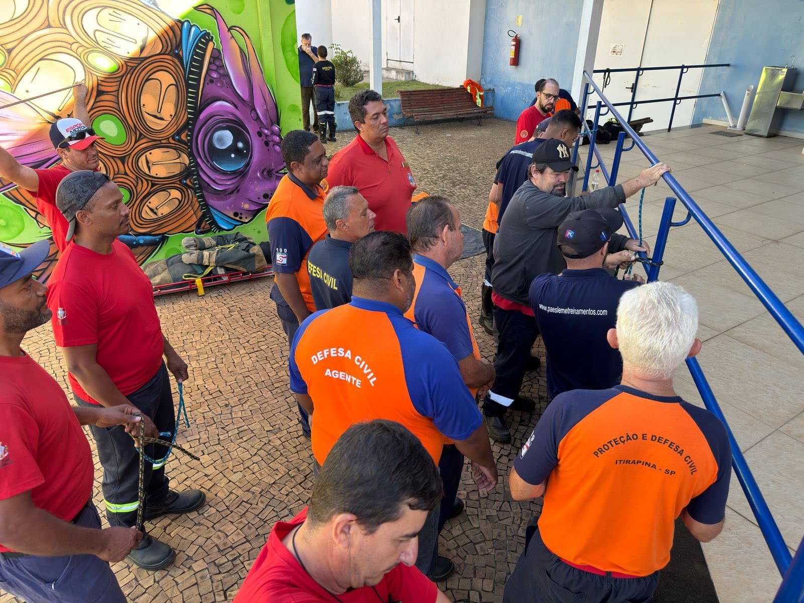 Defesa Civil realiza treinamento