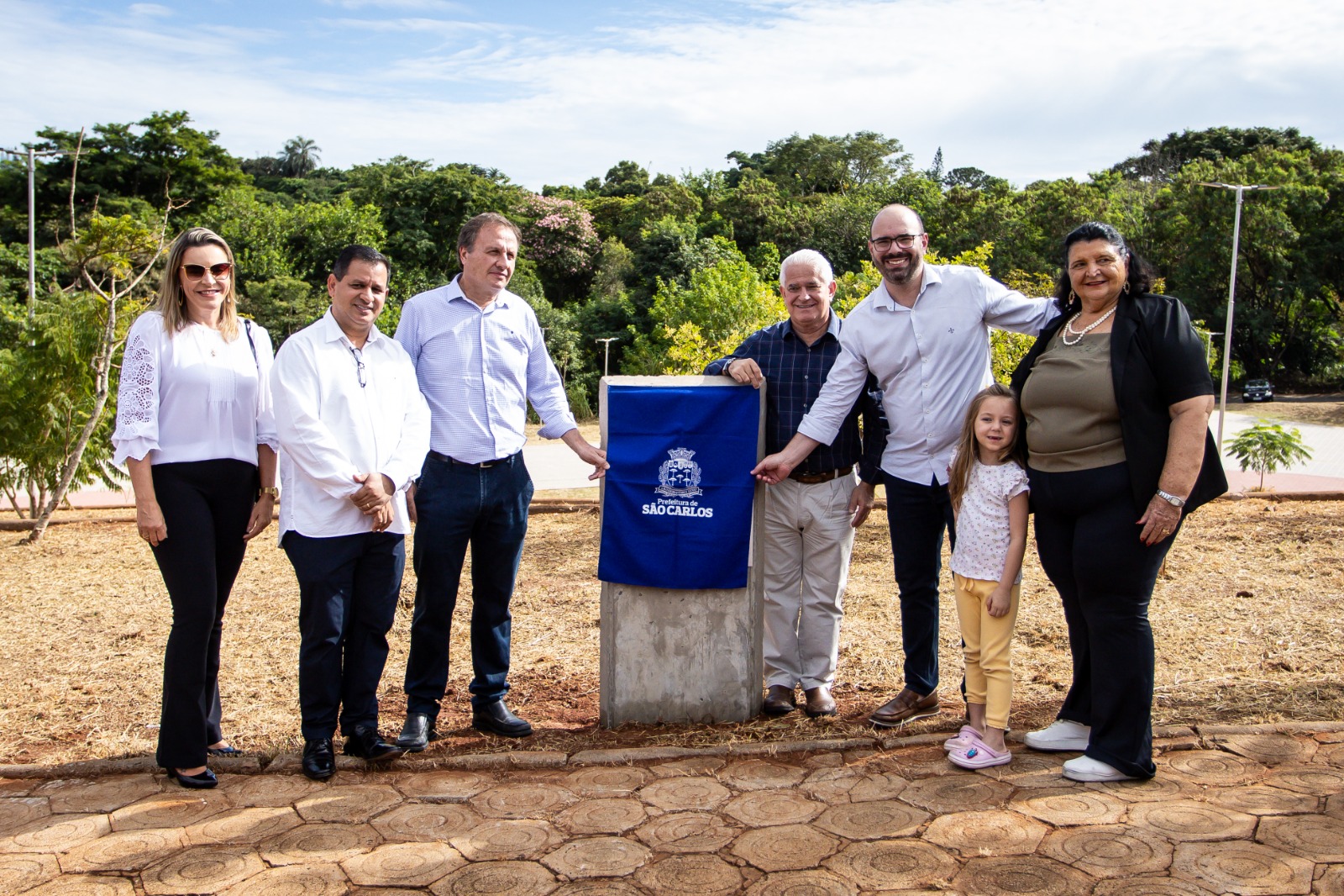 Netto Donato inaugura Praça da Acisc em homenagem a Luiz Paulillo Filho